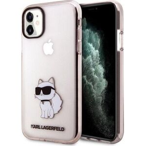 Karl Lagerfeld Etui Karl Lagerfeld KLHCN61HNCHTCP Apple iPhone 11/XR różowy/pink hardcase Ikonik Choupette