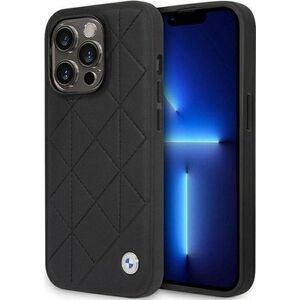 BMW Etui BMW BMHCP14L22RQDK Apple iPhone 14 Pro czarny/black Leather Quilted