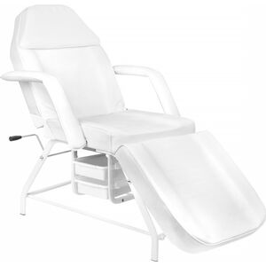Activeshop Fotel kosmetyczny 557A z kuwetami biały