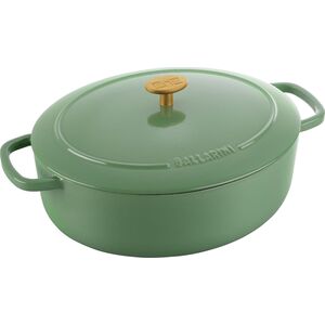 Ballarini Ballarini Bellamonte Garnek żeliwny owalny 4,5 l zielony