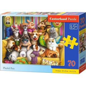 Castorland Puzzle 70 Playful Pets CASTOR