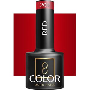 Activeshop OCHO NAILS Lakier hybrydowy red 204 -5 g