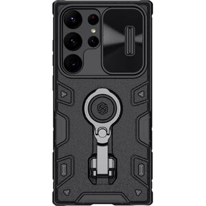 Nillkin Nillkin CamShield Armor Pro Case etui Samsung Galaxy S23 Ultra pancerny pokrowiec z osłoną na aparat ring podstawka czarne