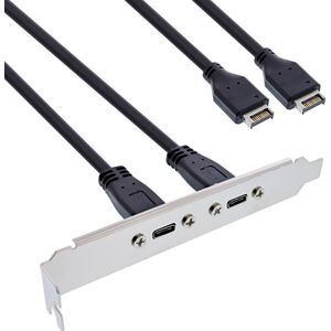 InLine InLine® Slot bracket USB Type-C to USB 3.1 front panel Key-A internal, 0.5m