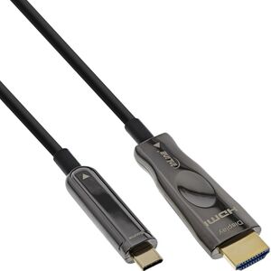 Kabel USB InLine USB-C - HDMI 15 m Czarny (64215A)