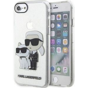 Karl Lagerfeld Etui Karl Lagerfeld KLHCI8HNKCTGT Apple iPhone SE 2022/SE 2020/8/7 transparent hardcase Gliter Karl&Choupette