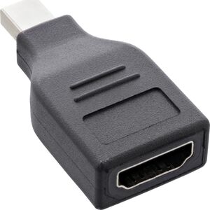 Adapter AV InLine InLine® DisplayPort converter, mini DisplayPort male to HDMI female, FullHD/60Hz, black
