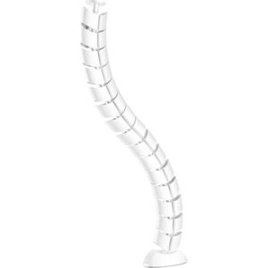 Organizer InLine InLine® Cable duct flexible, vertical for tables, 2 chambers, 0.80m, white