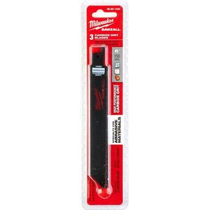 Milwaukee Brzeszczoty 150mm do metalu żeliwa włókna szklanego 3szt. MILWAUKEE