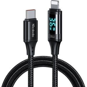 Kabel USB Mcdodo USB-C - Lightning 1.2 m Czarny (RC041009)