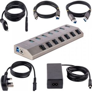HUB USB StarTech 5G7AIBS 7x USB-A 3.1 Gen1 (5G7AIBS-USB-HUB-EU)