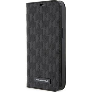 Karl Lagerfeld Etui Karl Lagerfeld KLBKP14LSAKLHPK Apple iPhone 14 Pro bookcase czarny/black Saffiano Monogram