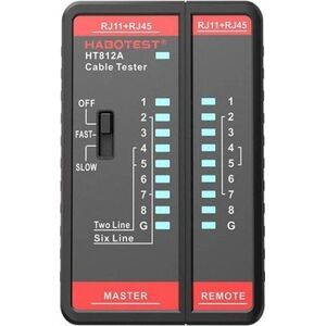 Habotest Tester przewodów sieciowych RJ11 / RJ45 Habotest HT812A