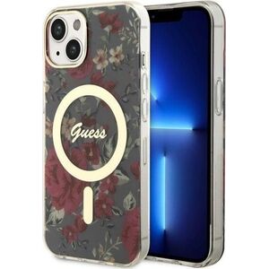 Guess Guess Flower MagSafe - Etui iPhone 14 Plus (Zielony)
