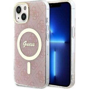 Guess Guess 4G MagSafe - Etui iPhone 14 Plus (Różowy)