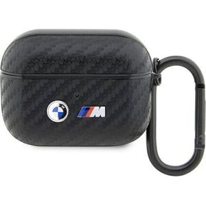BMW BMW BMAPWMPUCA2 AirPods Pro cover czarny/black Carbon Double Metal Logo