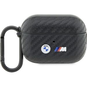 BMW BMW BMAP2WMPUCA2 AirPods Pro 2 gen cover czarny/black Carbon Double Metal Logo