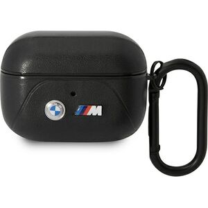 BMW BMW BMAP22PVTK AirPods Pro cover czarny/black Leather Curved Line