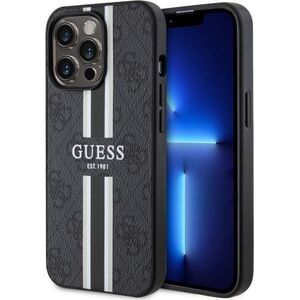 Guess Etui Guess GUHMP13XP4RPSK Apple iPhone 13 Pro Max czarny/black hardcase 4G Printed Stripes MagSafe