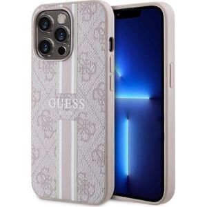 Guess Etui Guess GUHMP13LP4RPSP Apple iPhone 13/13 Pro różowy/pink hardcase 4G Printed Stripes MagSafe