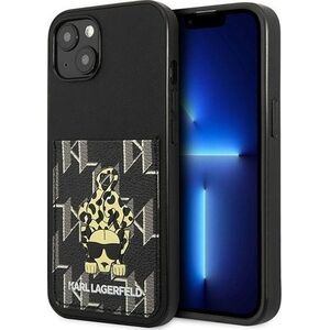 Karl Lagerfeld Karl Lagerfeld KLHCP13MCANCNK iPhone 13 6,1" hardcase czarny/black Karlimals Cardslot