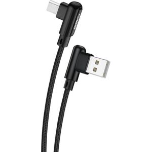 Kabel USB Foneng USB-A - microUSB 1 m Czarny (X70 Micro)