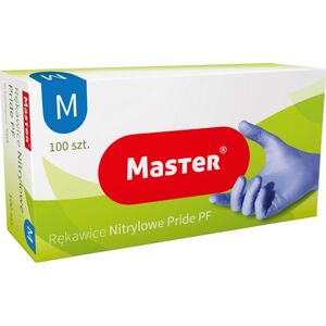 Master Master Rękawiczki Nitrylowe Niebieskie M 100 Sztuk
