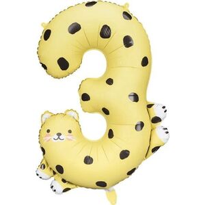 Party Deco Balon foliowy 3 Gepard 68x98cm