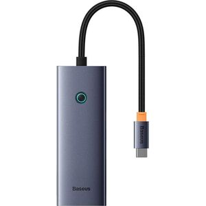 HUB USB Baseus Hub 5w1 Baseus UltraJoy 5-Port (1xHDMI4K@30Hz + 4xUSB 3.0) Szary