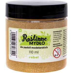 Rebel ROŚLINNE MYDŁO MYDEŁKO DO PĘDZLI MODELARSKICH WEGAŃSKIE