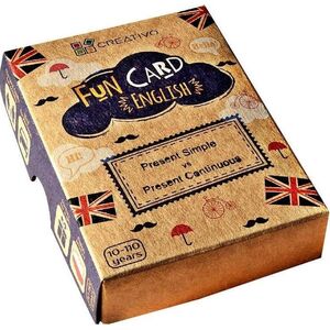 Creativo Fun Card English Present Simple Present Continuous