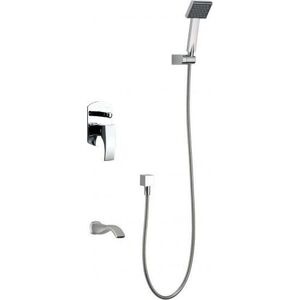 Bateria wannowa Blue Water Zestaw wannowy podtynkowy z wylewką i prysznicem LIWIA LIW-ZWP.200C