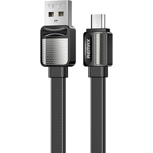 Kabel USB Remax USB-A - microUSB 1 m Czarny (RC-154m black)