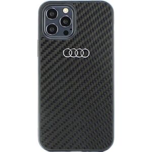 Audi Audi Carbon Fiber iPhone 12/12 Pro 6.1" czarny/black hardcase AU-TPUPCIP12P-R8/D2-BK