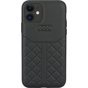 Audi Audi Genuine Leather iPhone 12/12 Pro 6.1" czarny/black hardcase AU-TPUPCIP12P-Q8/D1-BK