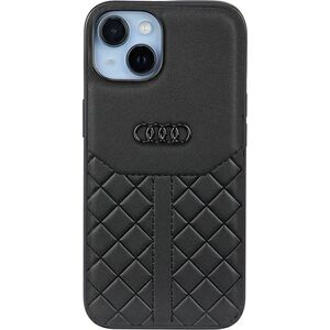 Audi Audi Genuine Leather iPhone 14 6.1" czarny/black hardcase AU-TPUPCIP14-Q8/D1-BK