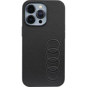 Audi Audi Synthetic Leather iPhone 13 Pro / 13 6.1" czarny/black hardcase AU-TPUPCIP13P-TT/D1-BK
