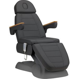 Activeshop Fotel kosmetyczny elektryczny SILLON Lux 3 silniki szary, szara podstawa