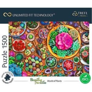 Trefl Puzzle 1500 element?w UFT Blooming Paradise World of Plants