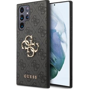 Guess Guess 4G Big Metal Logo - Etui Samsung Galaxy S23 Ultra (szary)