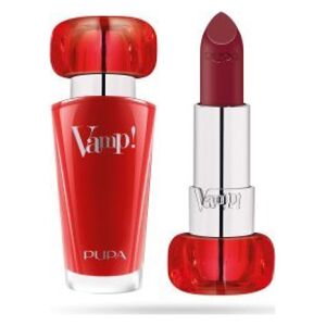 Pupa Pupa, Vamp!, Paraben-Free, Volume, Cream Lipstick, 300, Scarlet Bordeaux, 3.5 g For Women