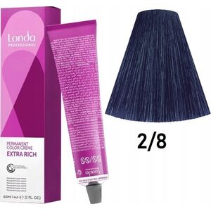 Londa Professional Farba Londacolor, Permanent Hair Dye, 2/8 Dark Blue, 60 ml