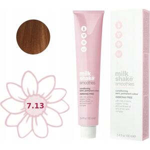 Milk Shake Milk Shake, Smoothies, Ammonia-Free, Semi-Permanent Hair Dye, 7.137B Very Light Blonde Beige, 100 ml For Women