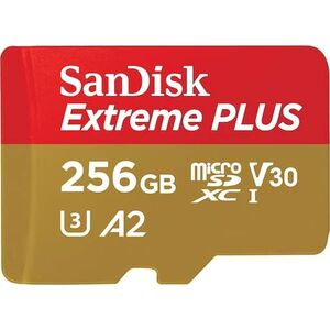 Karta WD Extreme Plus MicroSDXC 256 GB Class 10 UHS-I/U3 A2 V30 (SDSQXBD-256G-GN6MA)