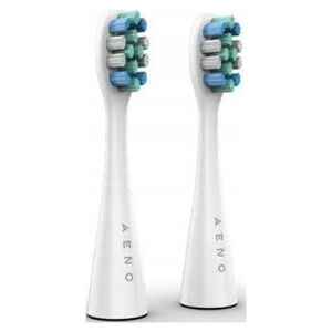 Końcówka Aeno AENO Replacement toothbrush heads, White, Dupont bristles, 2pcs in set (for ADB0001S/ADB0002S)