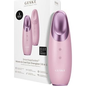 Geske Masażer do oczu Cool & Warm 6w1 Geske z Aplikacją (różowy)