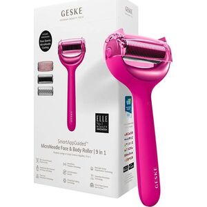 Geske Roller do mezoterapii igłowej twarzy i ciała 9w1 Geske z Aplikacja (magenta)