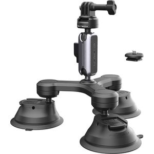 PGYTECH Uchwyt do kamer sportowych PGYTECH trójramienny z mocowaniem Suction Cup