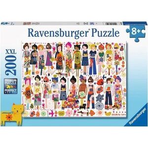 Ravensburger Puzzle dla dzieci 200 Przyjaciele i kwiaty