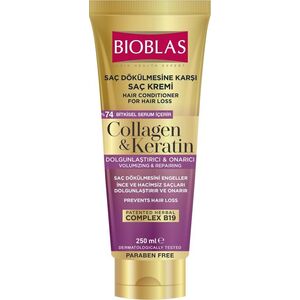 BIOBLAS odżywka do włosów kolagenowo-keratynowa 250ml